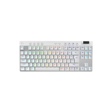 Tipkovnica Logitech G PRO X TKL Brown Tactile, Lightspeed, bela, USB, SLO g.