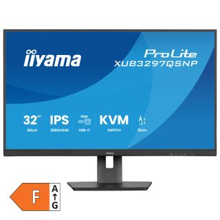 IIYAMA ProLite XUB3297QSNP-B1 80cm (32") WQHD 2K IPS HDMI/DP/USB-C LAN KVM zvočniki monitor