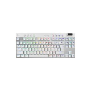 Tipkovnica Logitech G PRO X TKL Brown Tactile, Lightspeed, bela, USB, SLO g.