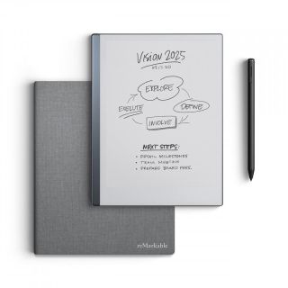 Tablica reMarkable 2 + Marker PLUS + Book Folio Polymer weave - Siva