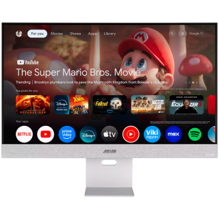 ASUS ZenScreen Smart MS32UC - 80cm (31.5"), 4K UHD (3840 x 2160), IPS, 98% DCI-P3, USB Type-C (90W PD)Harman Kardon, Google TV