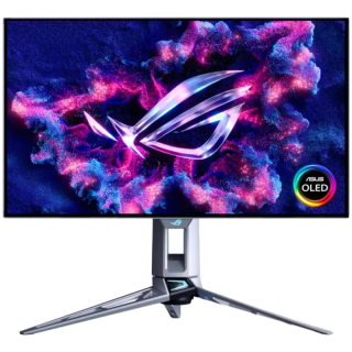 ASUS ROG Swift OLED PG27AQWP-W gaming monitor - 67.3cm (27"/26.5" vidno), QHD (2560 x 1440), TrueBlack Glossy Tandem OLED, QHD 540Hz ali HD 720Hz, 0.02ms, G-SYNC kompatibilen, HDR True Black 500